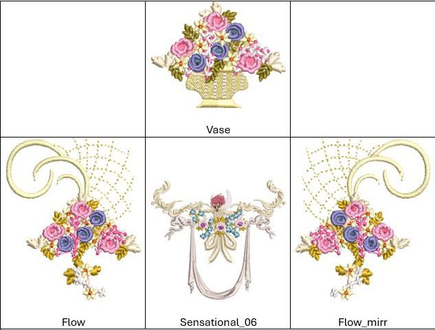 Classical Machine Embroidery Design Instructions