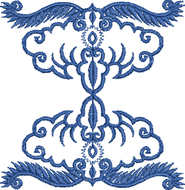 Blue Willow Free Machine Embroidery Designs