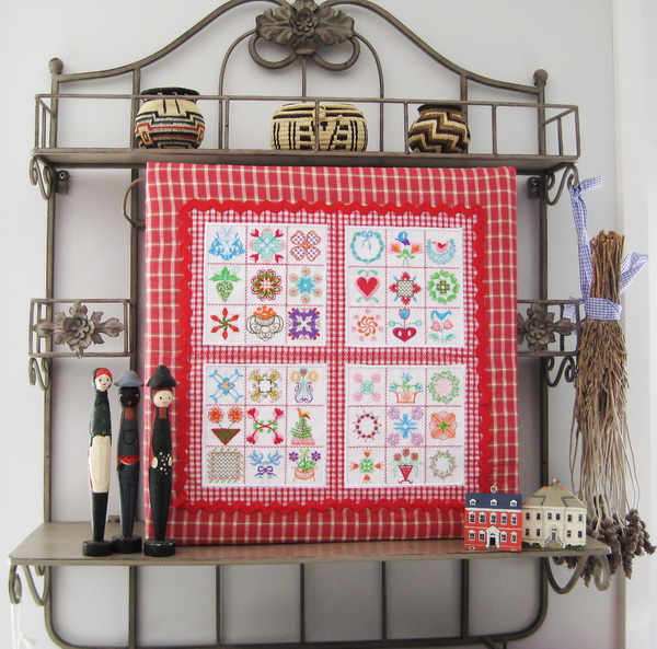 Miniature Baltimore Quilts Machine Embroidery Design Instructions