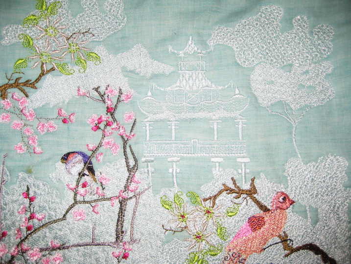 Cherry Blossoms Machine Embroidery Design Instructions