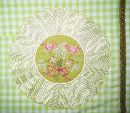 Cherry Blossoms Machine Embroidery Design Instructions