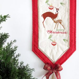 Christmas 2015, Machine Embroidery Designs, Christmas, wall hanging, deer, doe, snowflakes, holidays, christmas decorations, Christmas tree, Christmas bauble, Merry Christmas