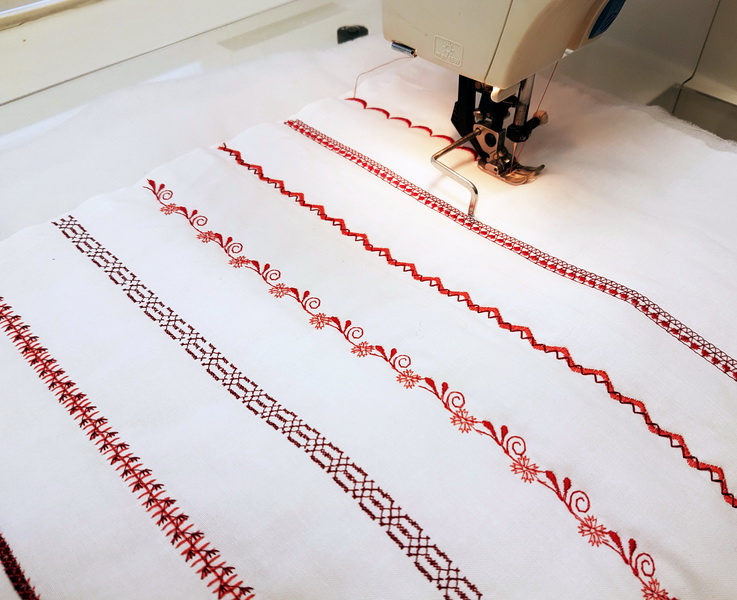 Decorative Stitches - How to use them on your Embroidery Machine