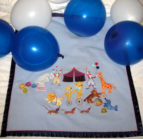 Hey Day Circus Machine Embroidery Design Instructions