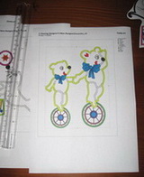 Hey Day Circus Machine Embroidery Design Instructions