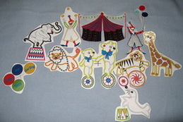 Hey Day Circus Machine Embroidery Design Instructions