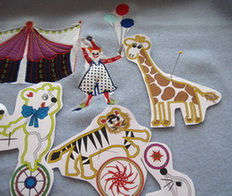 Hey Day Circus Machine Embroidery Design Instructions