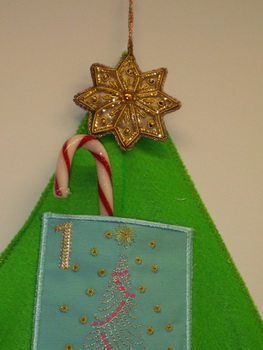 Avent Calendar Machine Embroidery Design Instructions