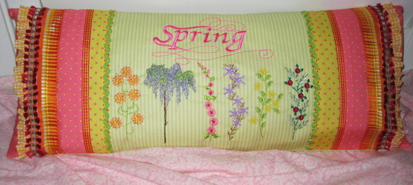 Blooming Lovely Machine Embroidery Design Instructions