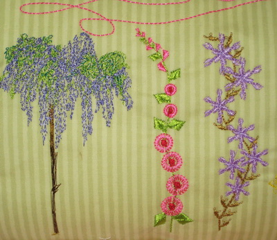 Blooming Lovely Machine Embroidery Design Instructions