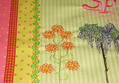 Blooming Lovely Machine Embroidery Design Instructions