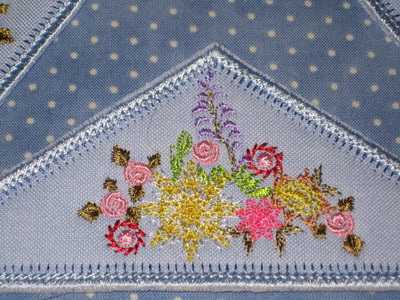 Blooming Lovely Machine Embroidery Design Instructions