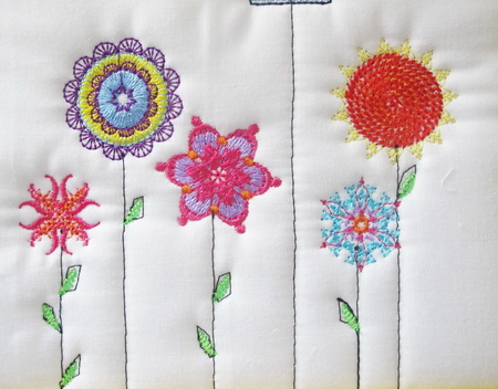 Bold and Beatiful Machine Embroidery Design Instructions