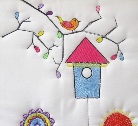 Bold and Beatiful Machine Embroidery Design Instructions