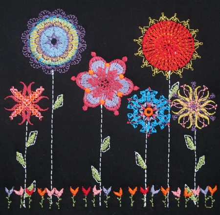 Bold and Beatiful Machine Embroidery Design Instructions