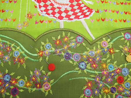 Bold and Beatiful Machine Embroidery Design Instructions