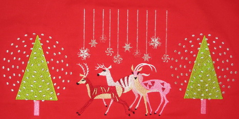 Christmas 2010 Machine Embroidery Design Instructions