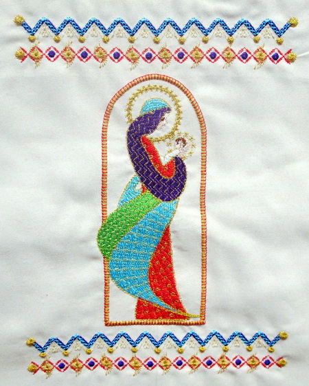 Christmas 2011 Machine Embroidery Design Instructions