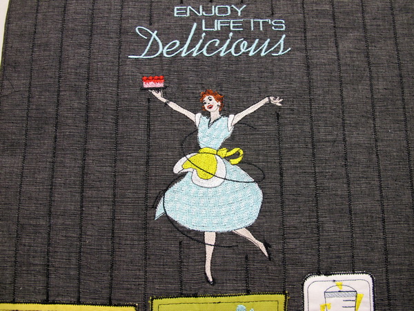 Delicious Machine Embroidery Design Instructions