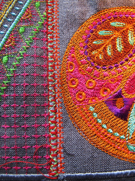 Feast of Colour Machine Embroidery Design Instructions