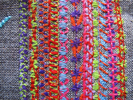 Feast of Colour Machine Embroidery Design Instructions