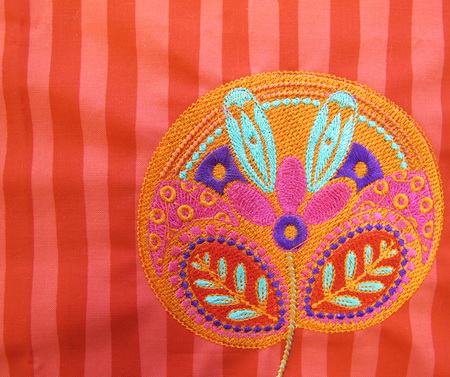 Feast of Colour Machine Embroidery Design Instructions