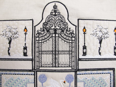 Four Seasons Winter Machine Embroidery Design Instructions