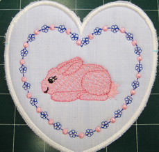 Gift of Love Machine Embroidery Design Instructions