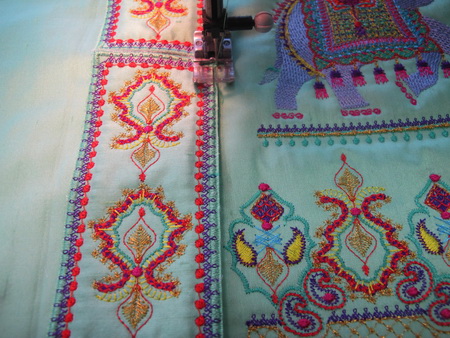 Jodhpur Machine Embroidery Design Instructions