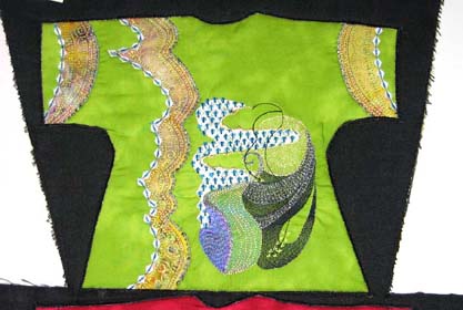 Klimt Machine Embroidery Design Instructions