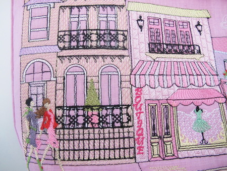 Main Street Machine Embroidery Design Instructions