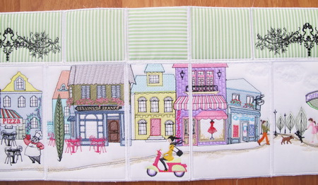 Main Street Machine Embroidery Design Instructions