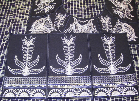 Malacca Machine Embroidery Design Instructions