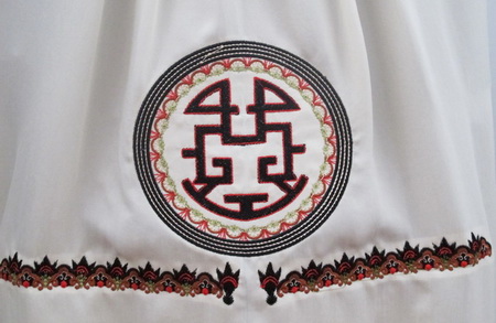 Manchu Machine Embroidery Design Instructions