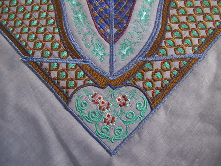 Mandir Machine Embroidery Design Instructions