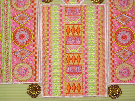 Moroccan Summer Machine Embroidery Design Instructions