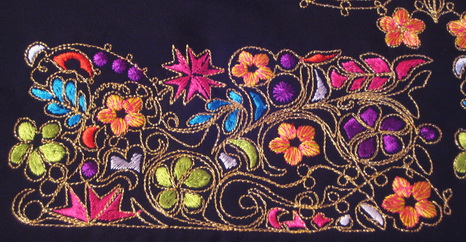 Moroccan Summer Machine Embroidery Design Instructions