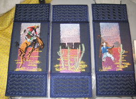 Old West Machine Embroidery Design Instructions