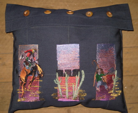 Old West Machine Embroidery Design Instructions