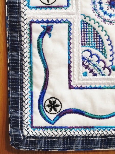 Refined and Timeless Machine Embroidery Design Instructions