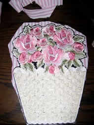 Romancing the Rose Basket Machine Embroidery Design Instructions