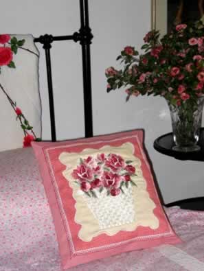 Romancing the Rose Basket Machine Embroidery Design Instructions