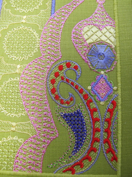 Saffron Machine Embroidery Design Instructions