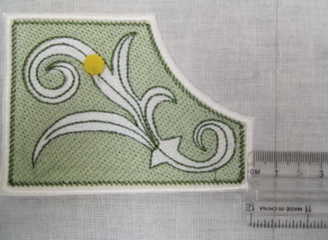 Up the Garden Path Machine Embroidery Design Instructions