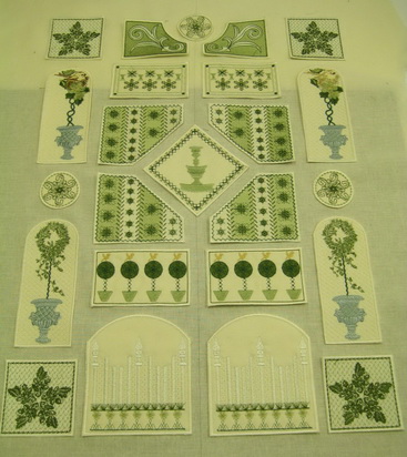 Up the Garden Path Machine Embroidery Design Instructions