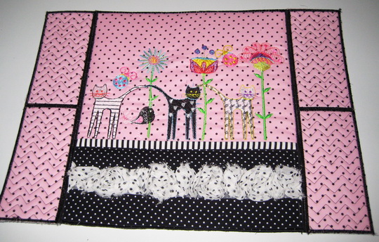 Wall Flowers Machine Embroidery Design Instructions