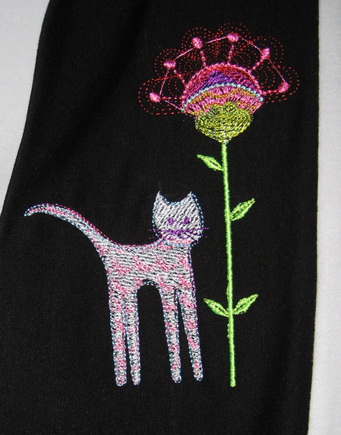 Wall Flowers Machine Embroidery Design Instructions