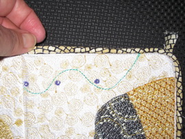 Klimt Composition Machine Embroidery Design Instructions