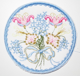 Ring of Grace Machine Embroidery Design Instructions