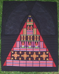 Textured Pyramid Machine Embroidery Design Instructions